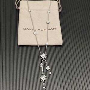David Yurman Silver Starburst Necklace